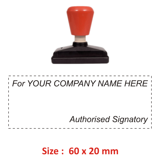 Authorized Signatory Stamp Online
