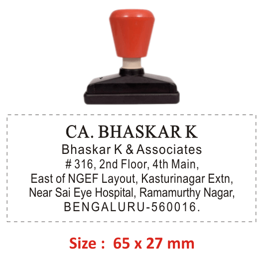 Company Address Stamp