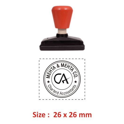 Pre Ink Rubber Stamp