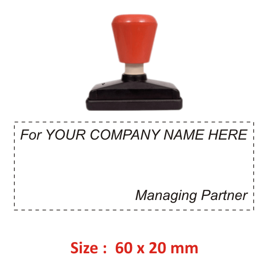PRE INK Managing Director Stamp