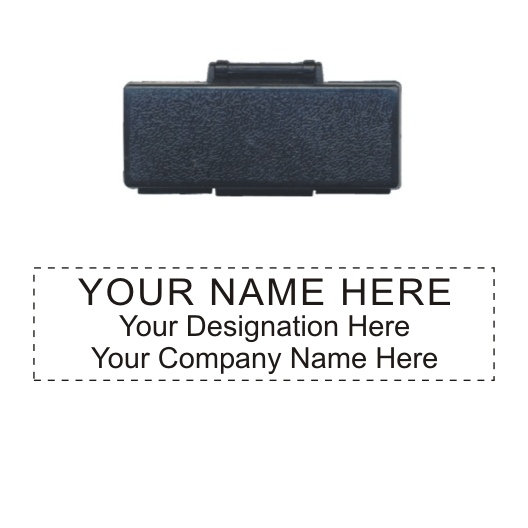 Designation Pocket Rubber Stamp