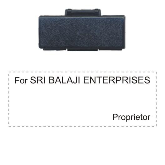 Proprietorship Rubber Stamp