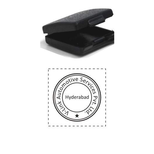 Round Stamp Center Location