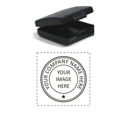 Round Stamp Custom Logo