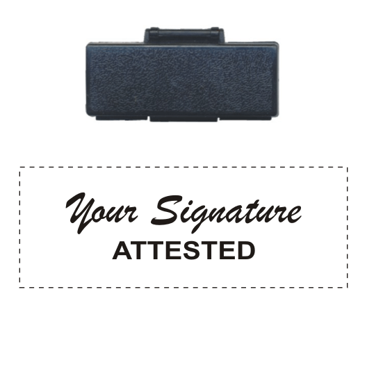 Pocket Attested Rubber Stamp