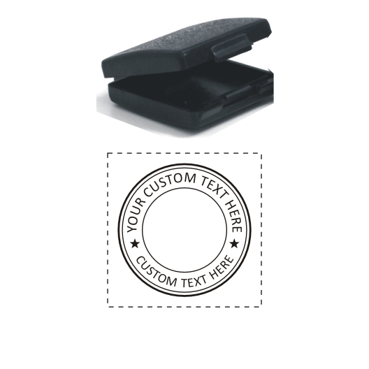 Custom Round Rubber Stamp