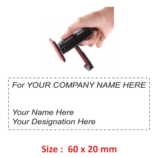 Shiny Handy Designation Stamp For Firm